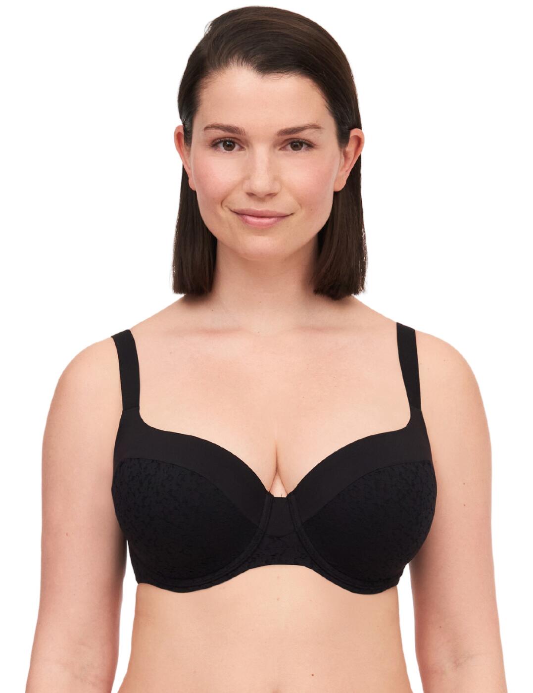 Chantelle Norah T Shirt Bra - Black - 34E
