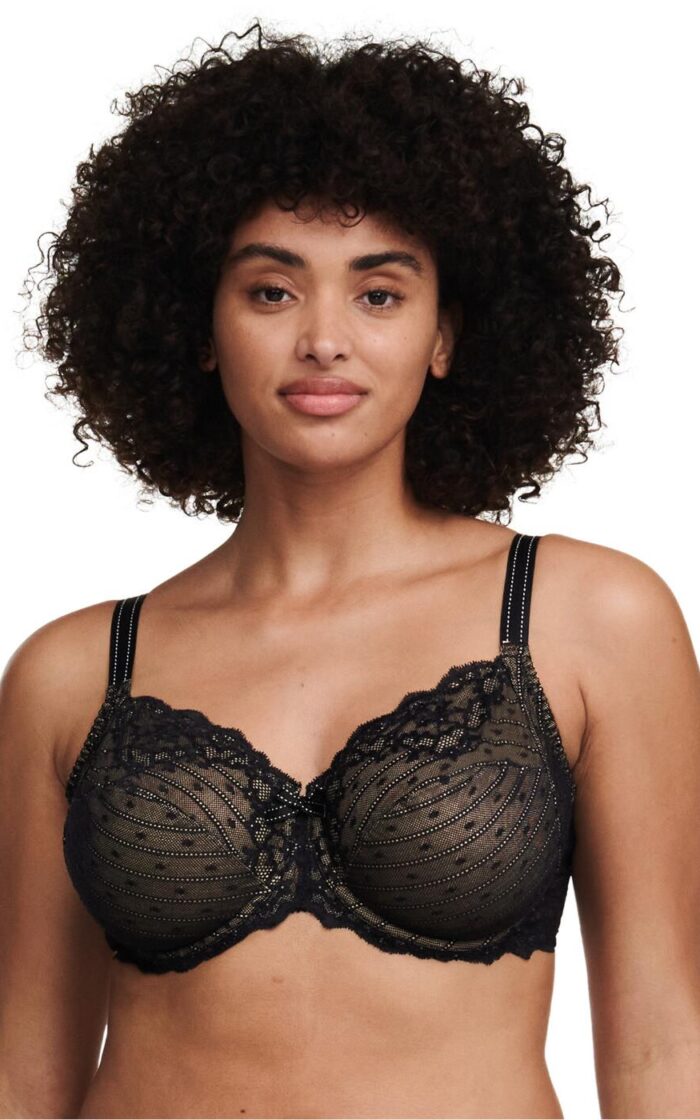 Chantelle Rive Gauche Full Coverage Bra - Black - 34D