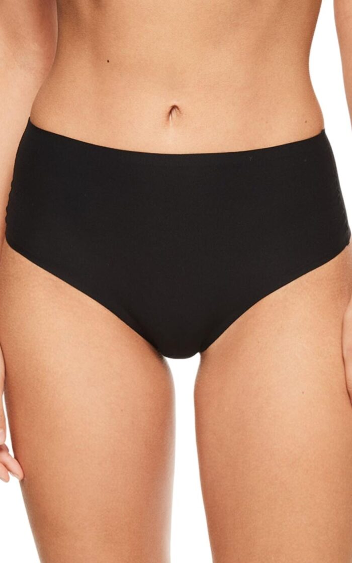 Chantelle Soft Stretch Thong - Black - One Size