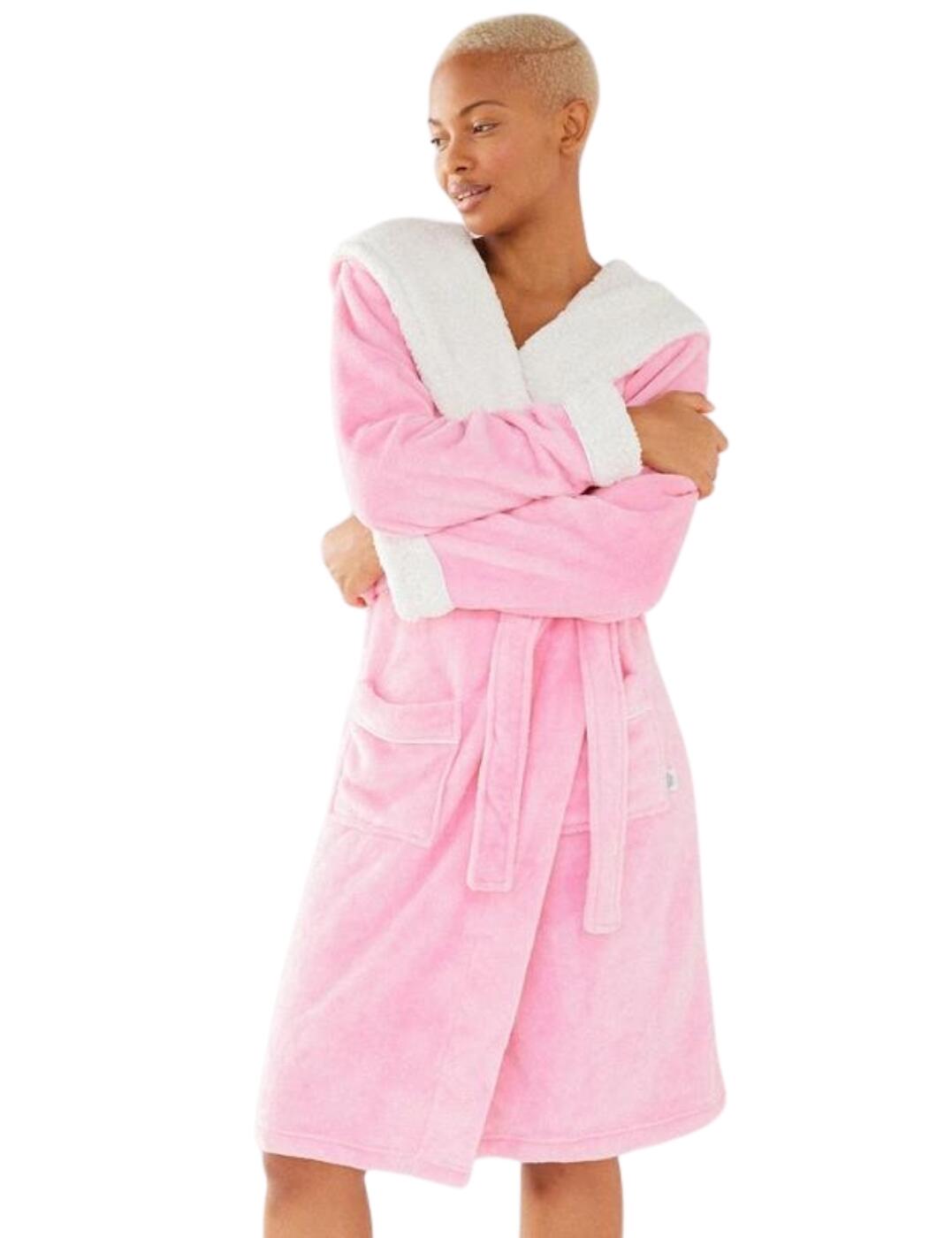 Chelsea Peers Fluffy Dressing Gown - Pink - M - 12