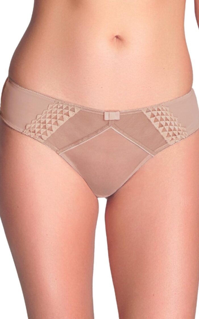Cleo by Panache Asher Brazilian Brief - Latte - S - 10