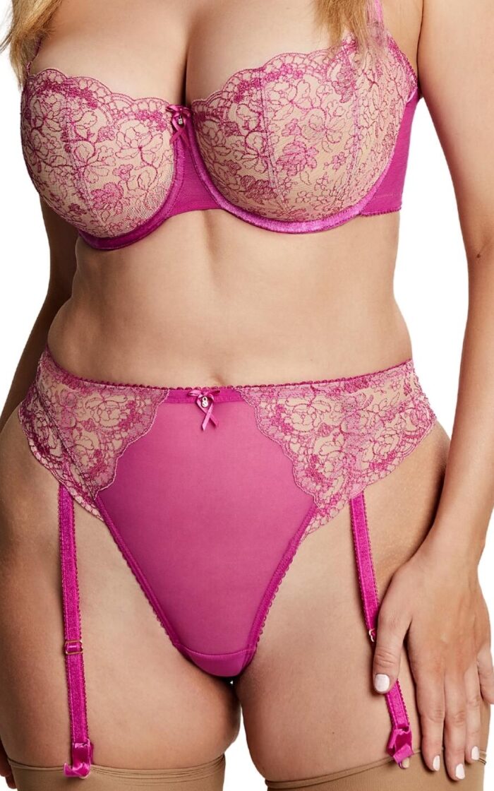 Cleo by Panache Daphne Suspender Brief - Orchid - XS - 8