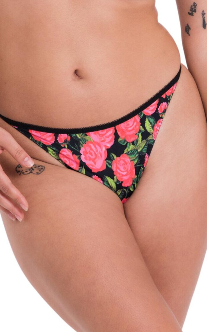 Curvy Kate Boost In Bloom Thong - Print Mix - S - 10