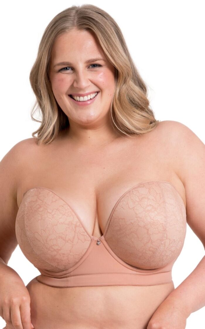 Curvy Kate Hey Girls Superplunge Strapless Bra - Latte - 30E