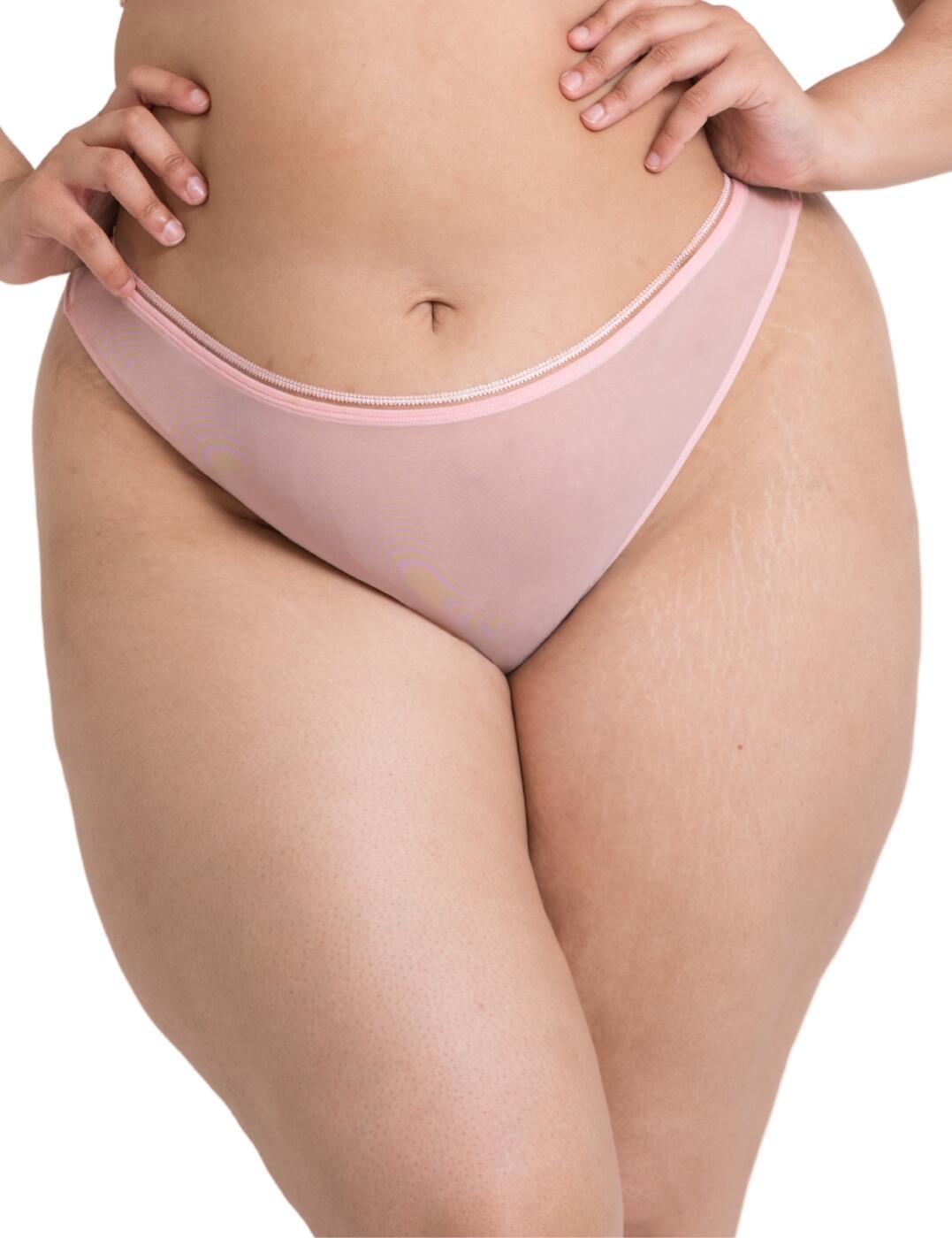 Curvy Kate Lifestyle Thong - Blush Pink - L - 14