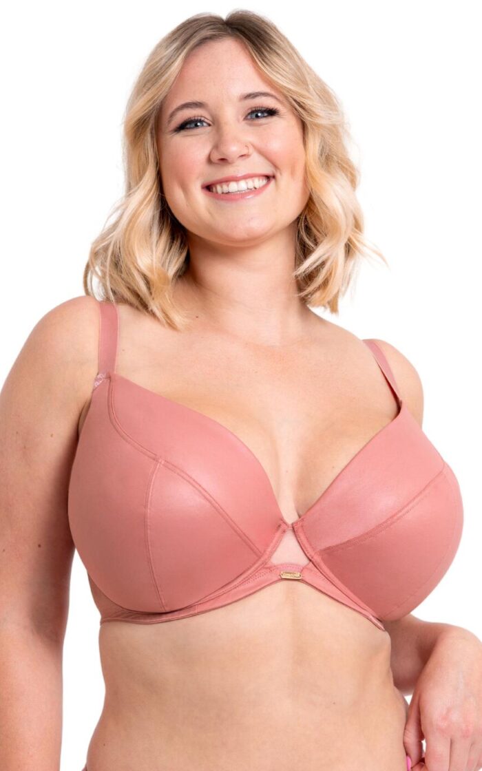 Curvy Kate Lush Full Plunge Bra - Rose Shimmer - 32K