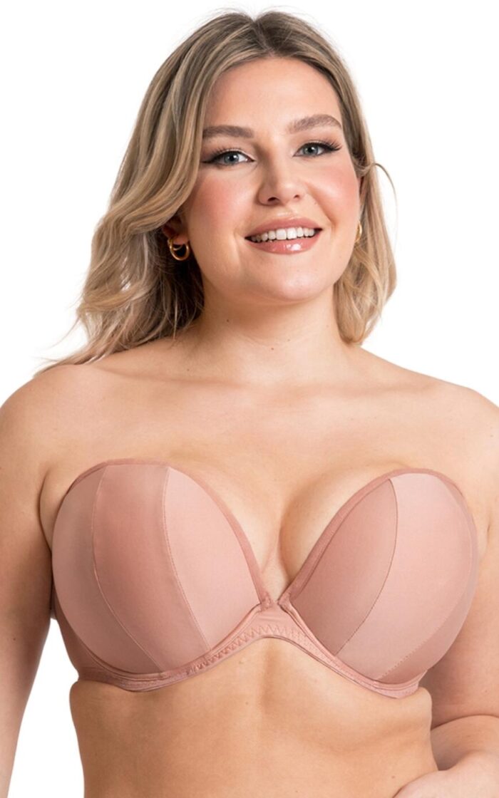 Curvy Kate Superhero Multiway Padded Plunge Bra - Latte - 32D