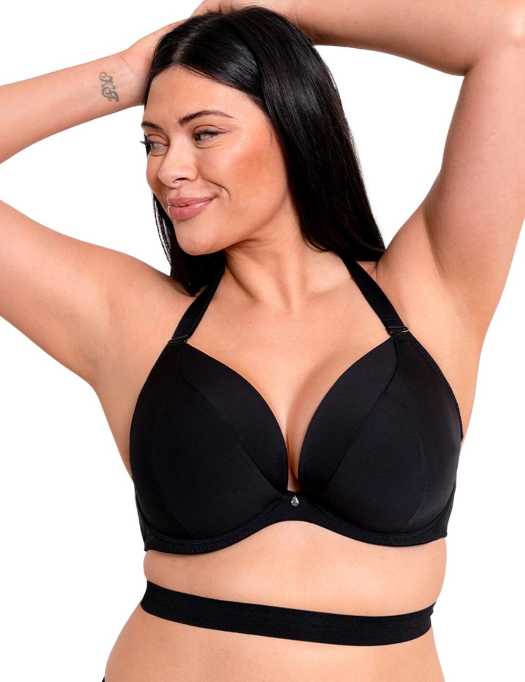 Curvy Kate Superplunge Multiway Padded Plunge Bra - Black - 32E