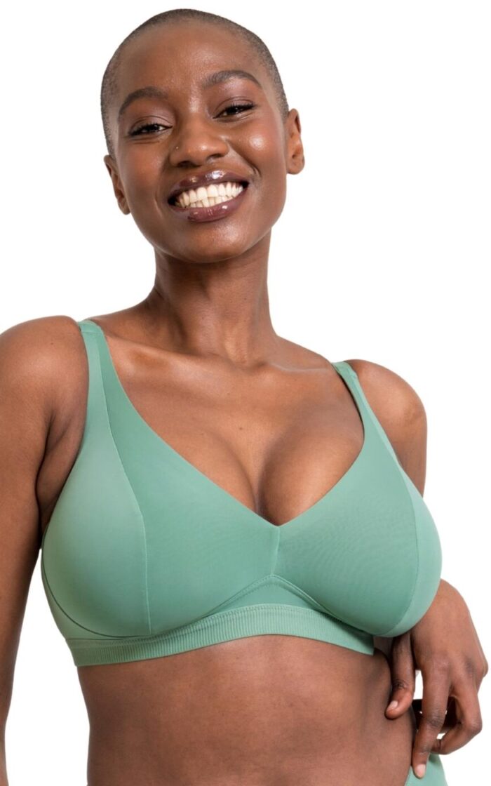 Curvy Kate Zen Non Wired Bralette - Sage Green - 30DD/E