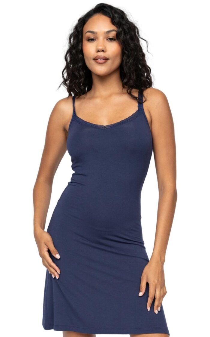 Cyberjammies Alpes Short Nightdress - Navy - XL - 16