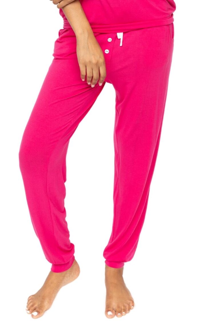 Cyberjammies Aria Jersey Pyjama Bottoms - Bright Pink - XL - 16