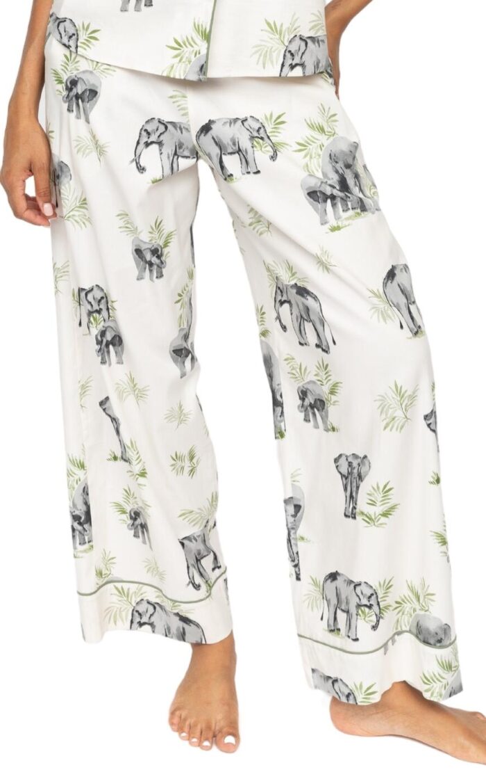 Cyberjammies Eloise Elephant Pyjama Bottoms - Cream Mix - 4XL - 22