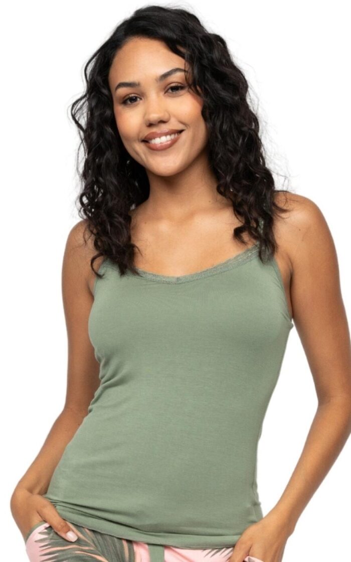 Cyberjammies Lea Jersey Hidden Support Vest - Sage Green - XL - 16