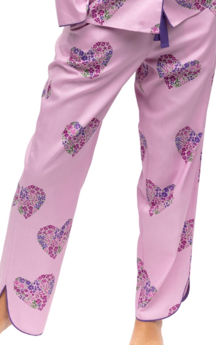 Cyberjammies Valentina Pyjama Bottoms - Pink Heart Print