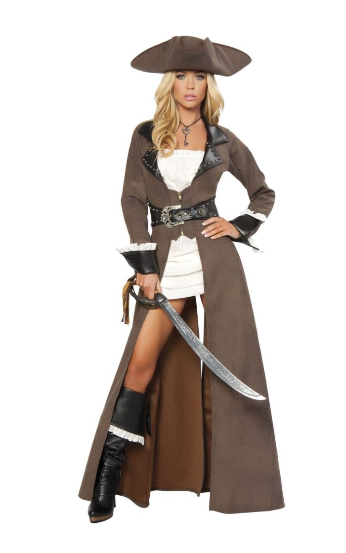 Deluxe 4pc Pirate Captain