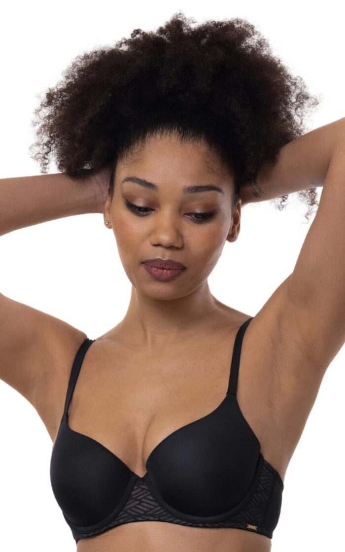 Dorina Leila Demi Cup Bra - Black - 32B