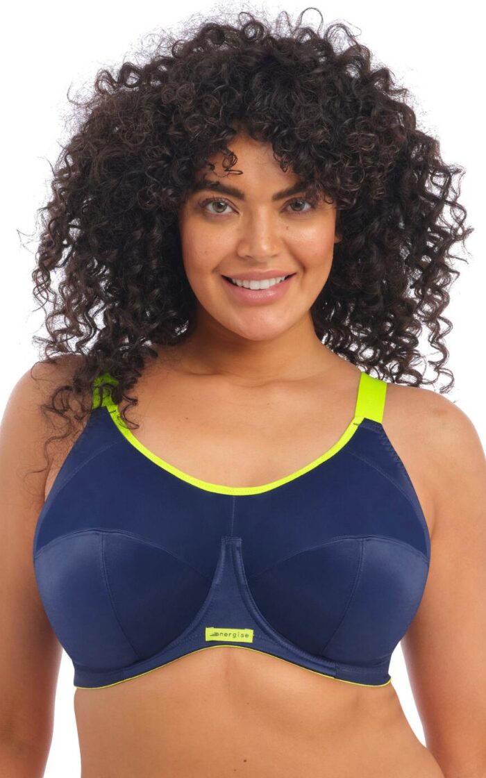 Elomi Active Energise Sports Bra - Navy - 36J