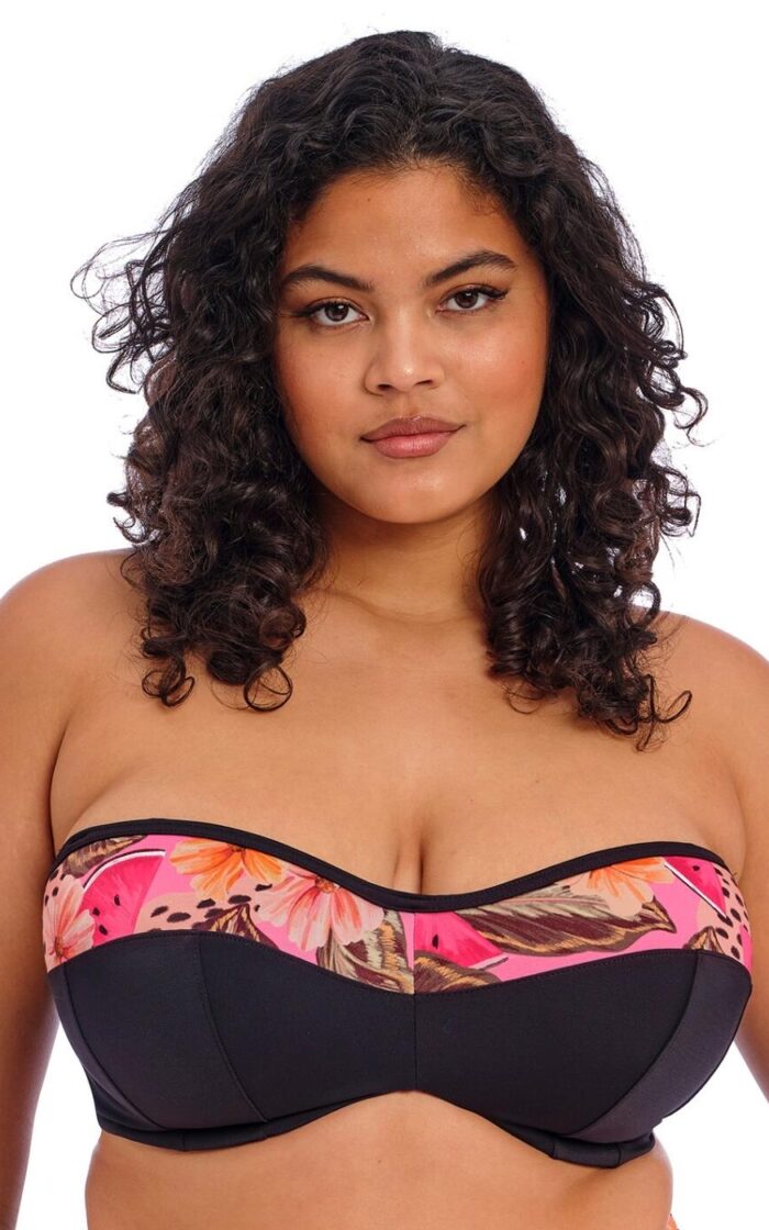 Elomi Cabana Nights Bandeau Bikini Top - Multi - 36G