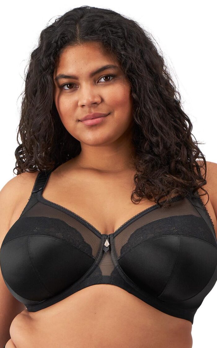 Elomi Cate Allure Underwired Bra - Black - 34GG
