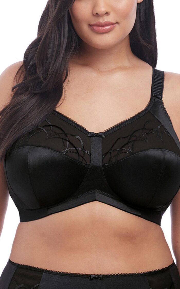 Elomi Cate Non Wired Bra - Black - 38E