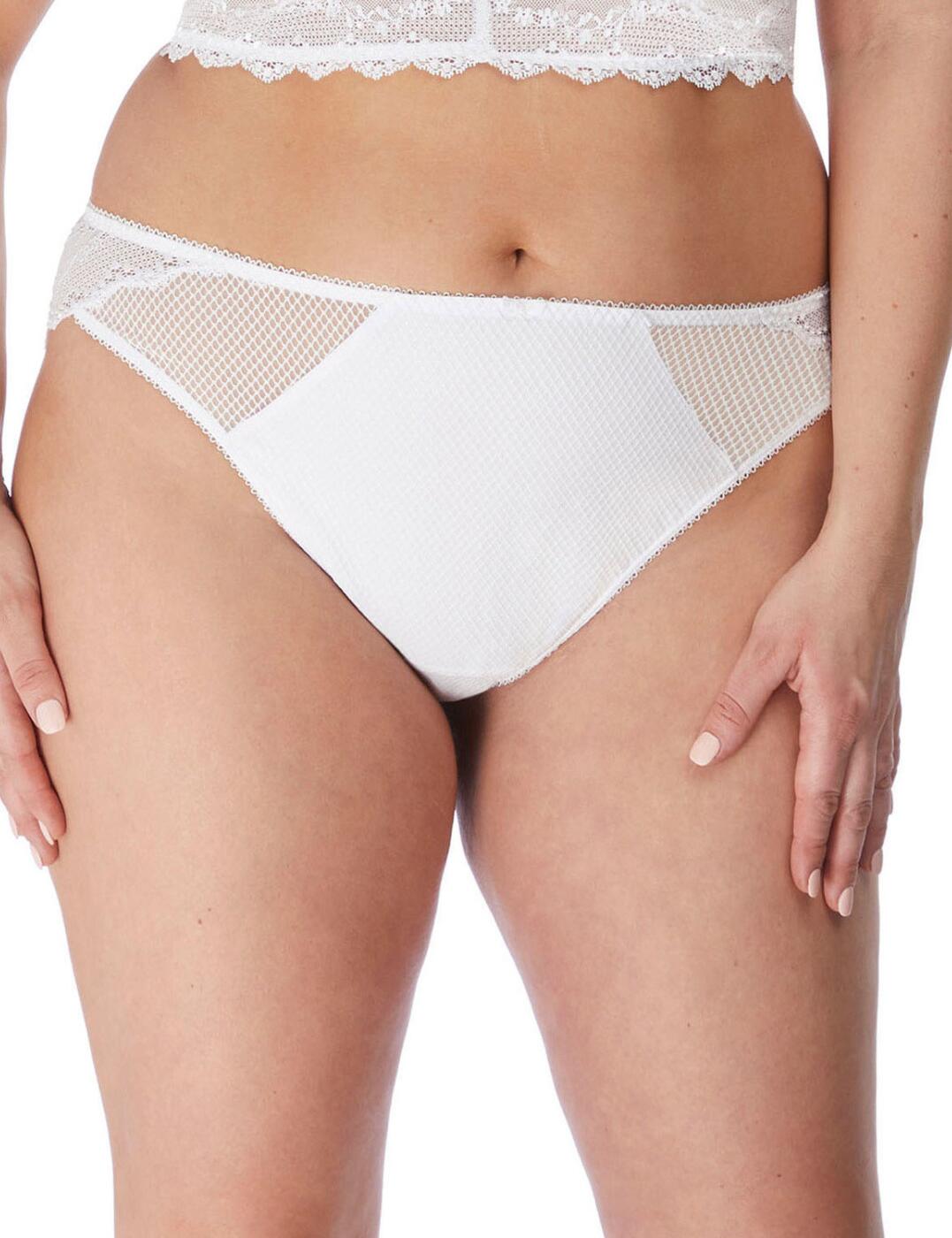 Elomi Charley Brazilian Brief - White - XL - 16