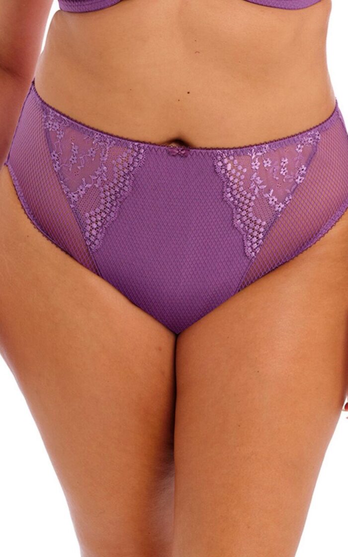 Elomi Charley High Leg Brief - Pansy - L - 14