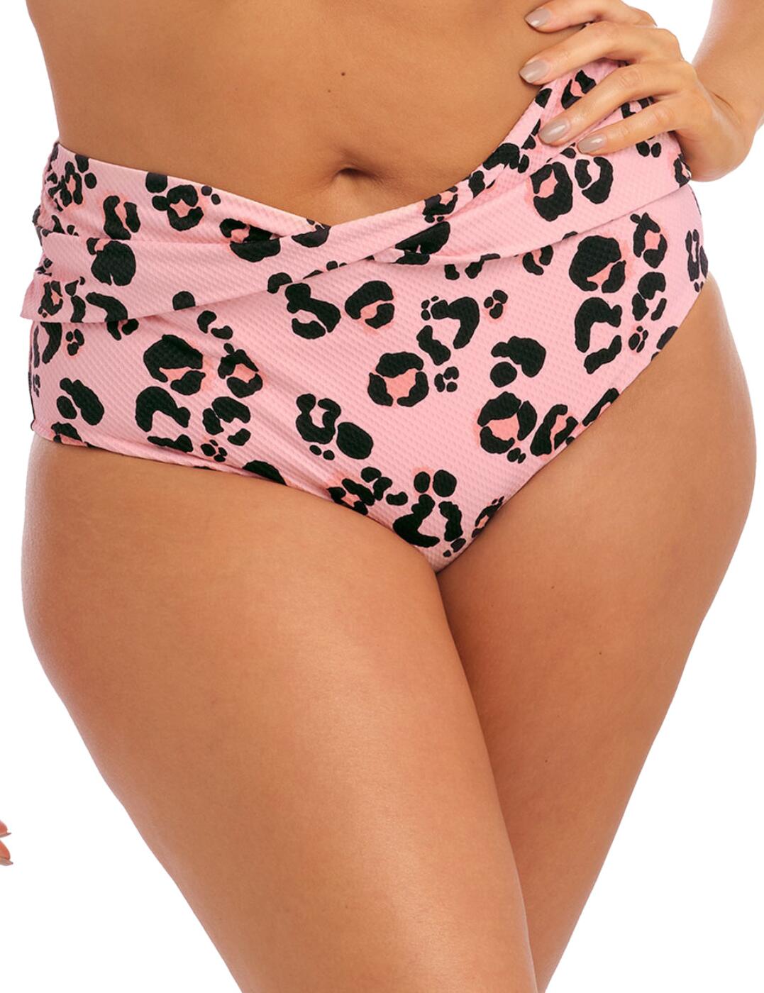 Elomi Kambuku Full Bikini Brief - Pink - 5XL - 24