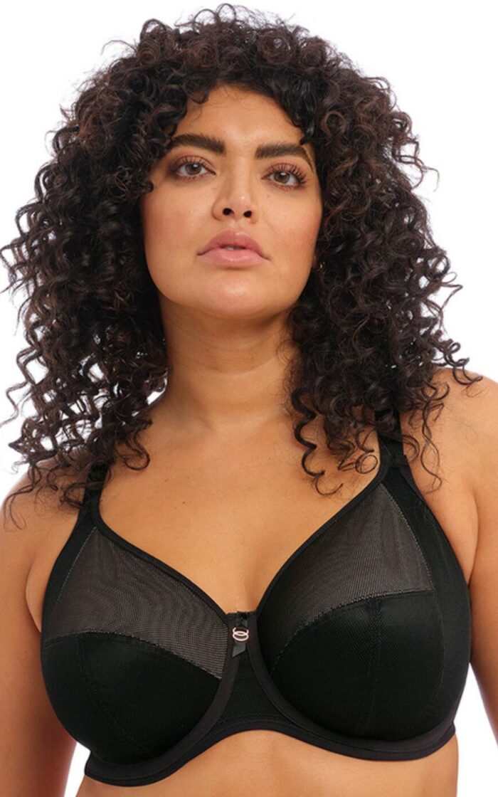 Elomi Kintai Banded Bra - Black - 34G
