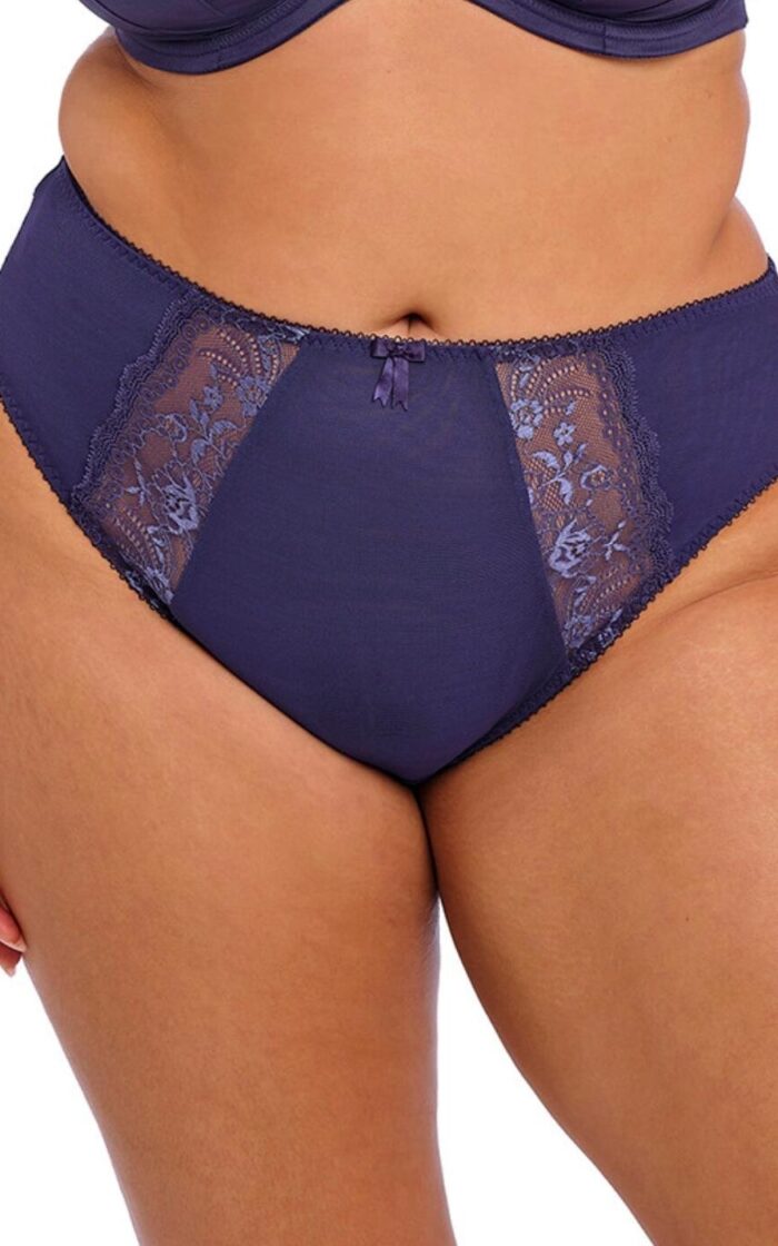 Elomi Morgan High Leg Brief - Midnight - 2XL - 18