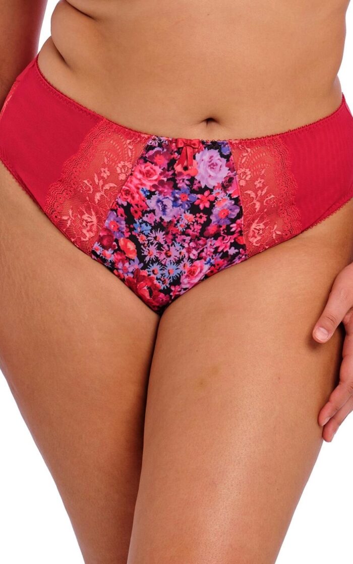 Elomi Morgan High Leg Brief - Sunset Meadow - 4XL - 22