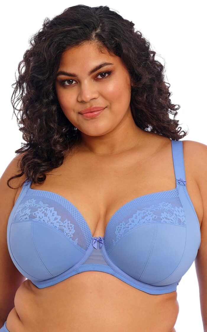 Elomi Nerina Underwired Plunge Bra - Cornflower - 32G