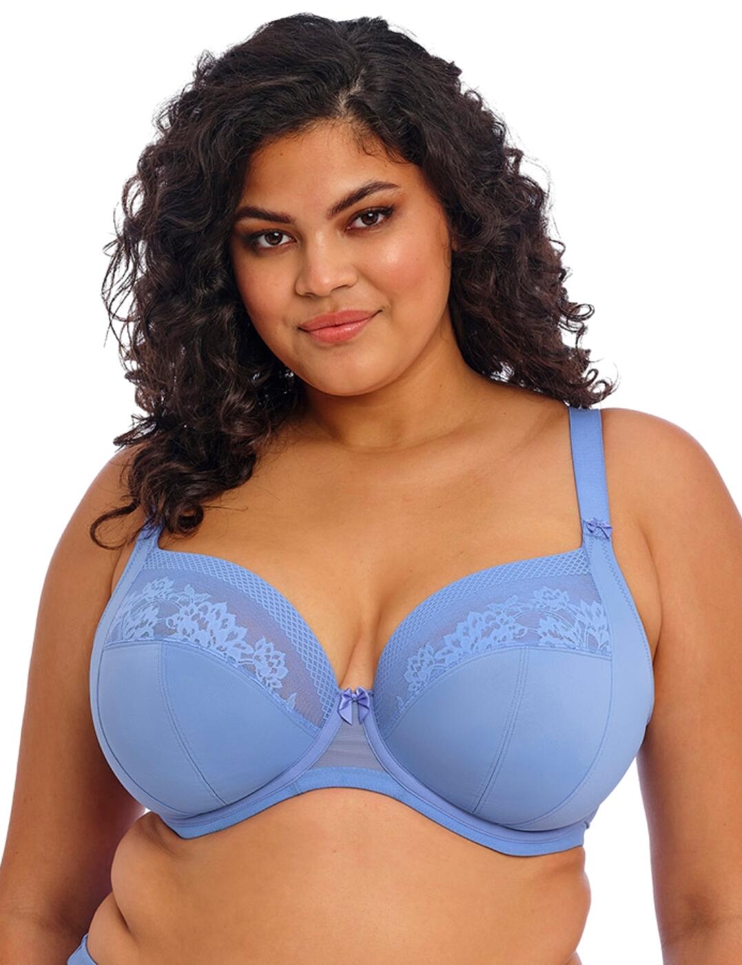 Elomi Nerina Underwired Plunge Bra - Cornflower - 32G