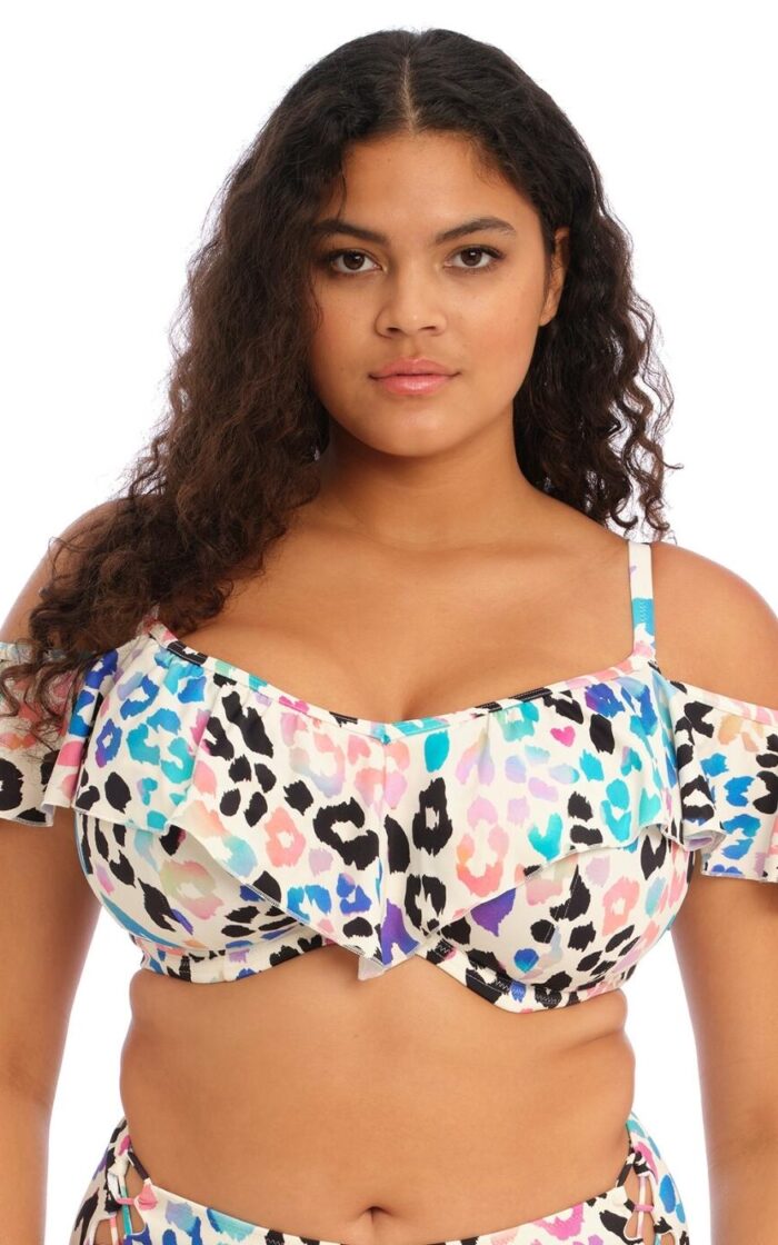 Elomi Party Bay Underwired Bikini Top - Multi - 34G