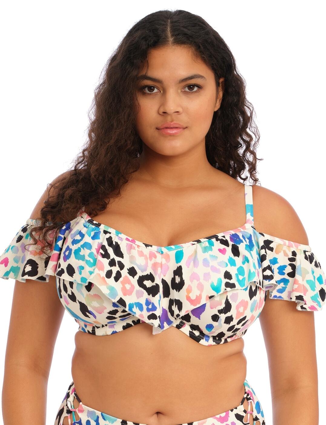 Elomi Party Bay Underwired Bikini Top - Multi - 34G