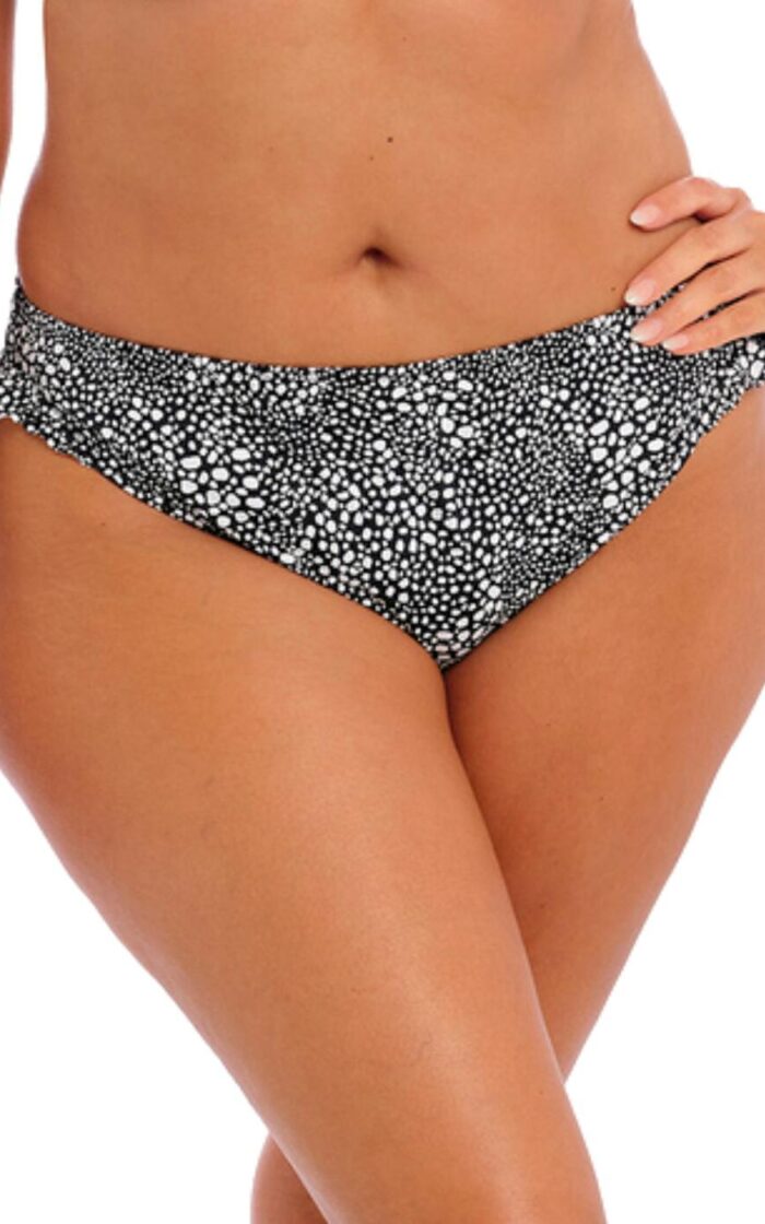 Elomi Pebble Cove High Leg Bikini Brief - Black - L - 14