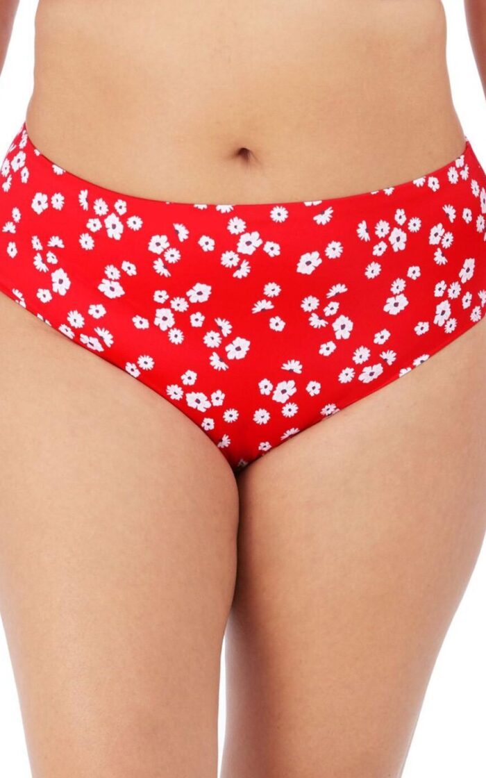 Elomi Plain Sailing Bikini Brief - Red Floral - 5XL - 24