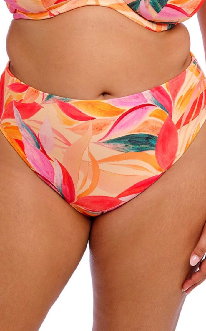 Elomi Sancho Beach Mid Rise Bikini Brief - Mango - M - 12