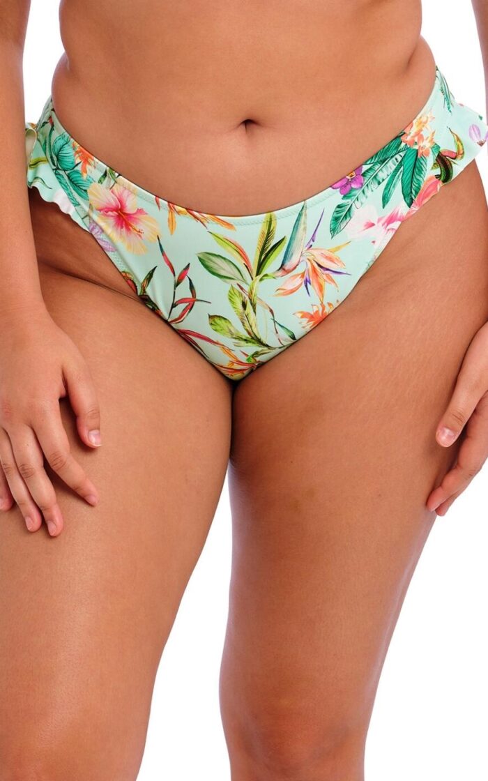 Elomi Sunshine Cove High Leg Bikini Brief - Aqua - XL - 16