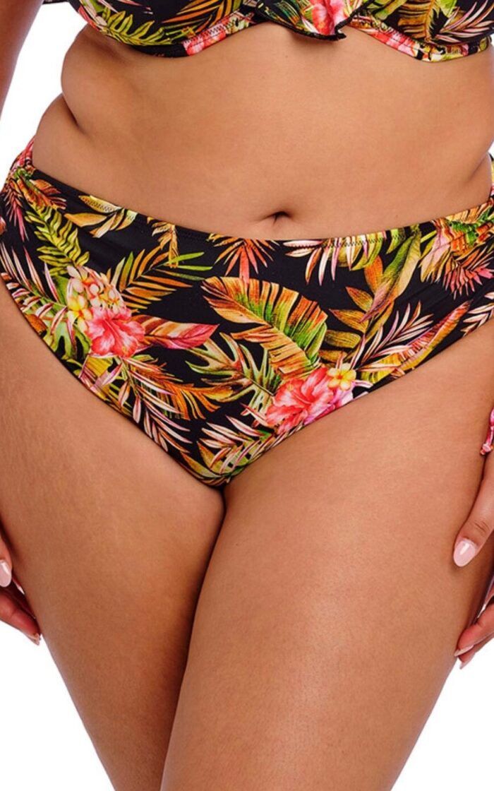 Elomi Tiger Valley Adjustable Bikini Brief - Black - M - 12