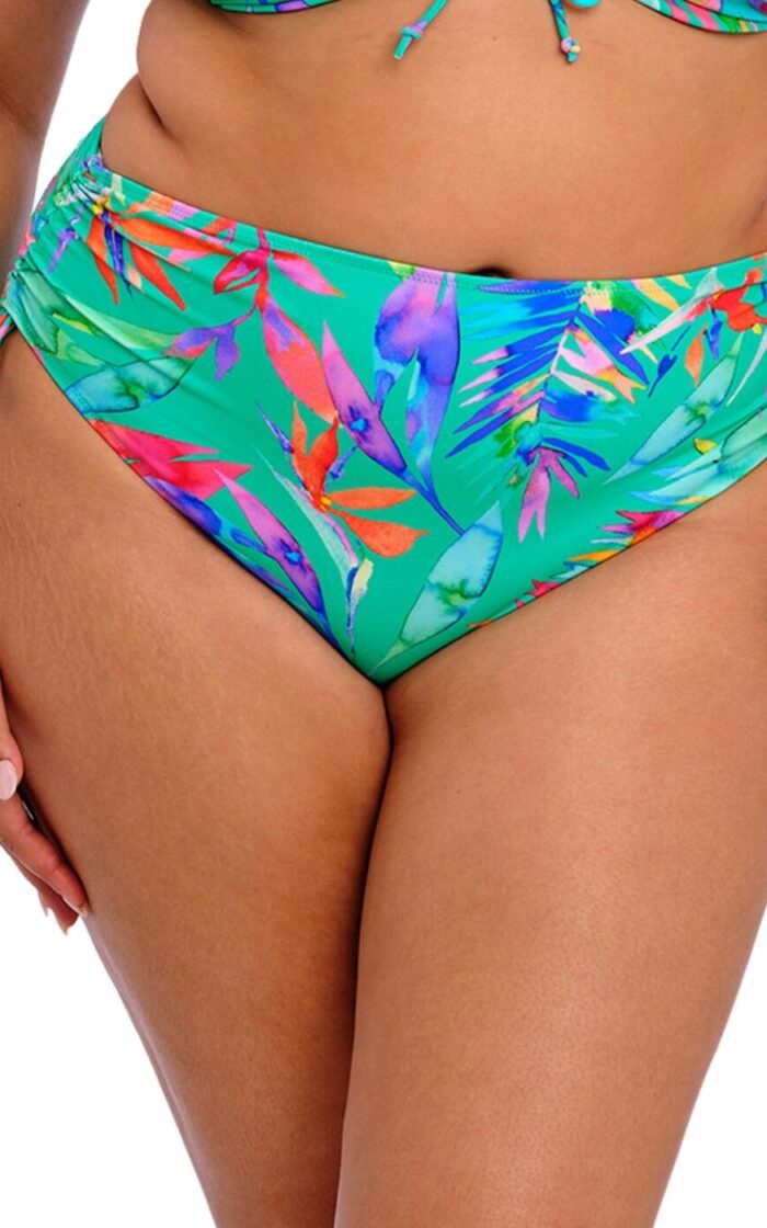 Elomi Toyama Tides Adjustable Bikini Brief - Jade - M - 12