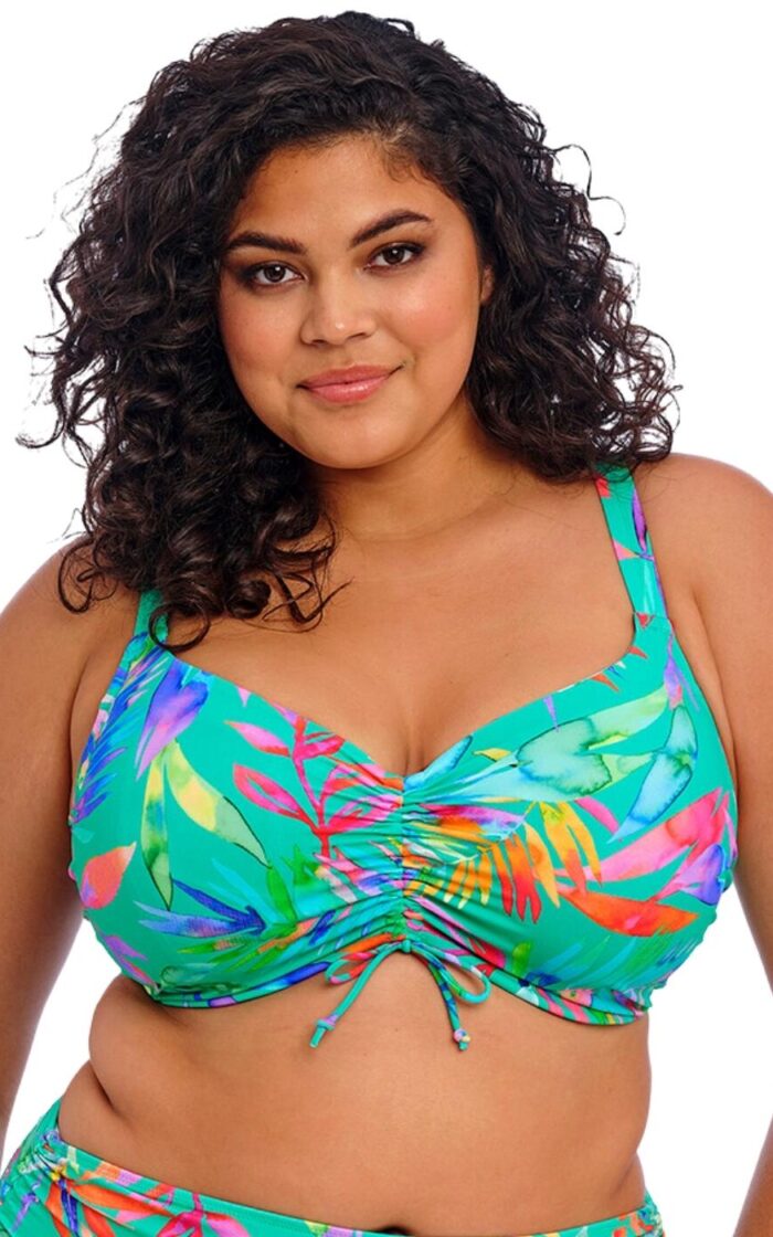 Elomi Toyama Tides Adjustable Bikini Top - Jade - 34G