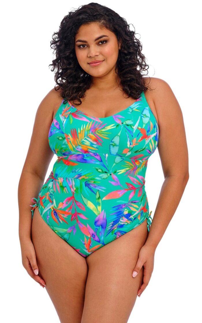 Elomi Toyama Tides Non Wired Swimsuit - Jade - 36F/FF