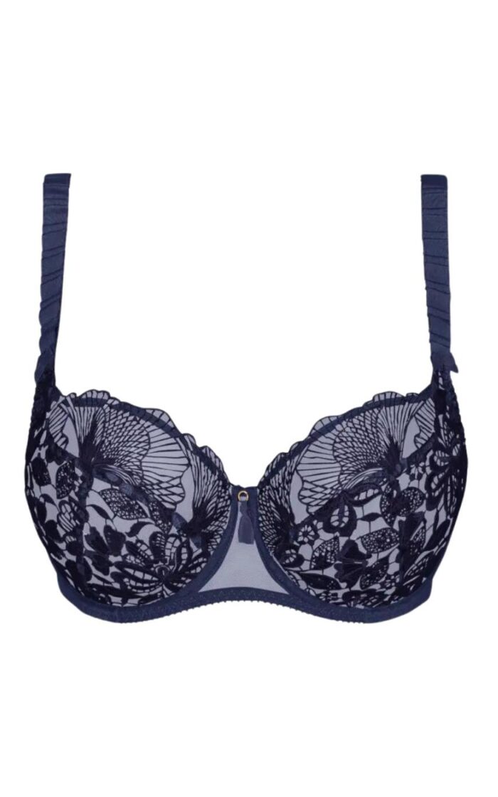Empreinte Agathe Low Neck Bra - Cobalt - 34C