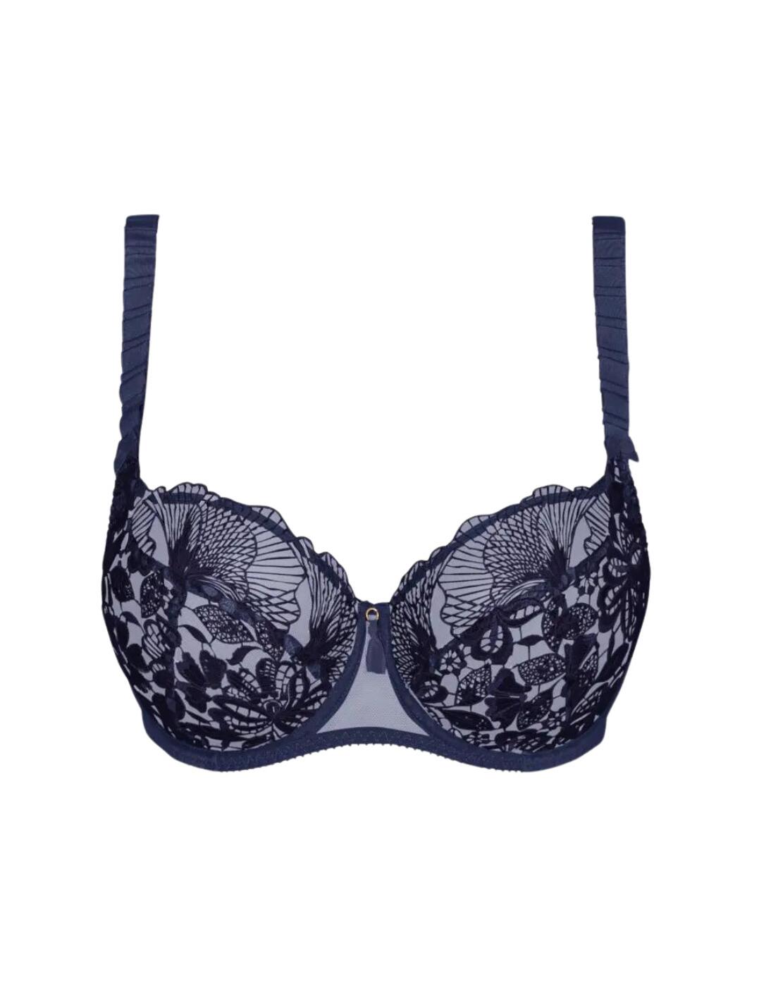 Empreinte Agathe Low Neck Bra - Cobalt - 34C