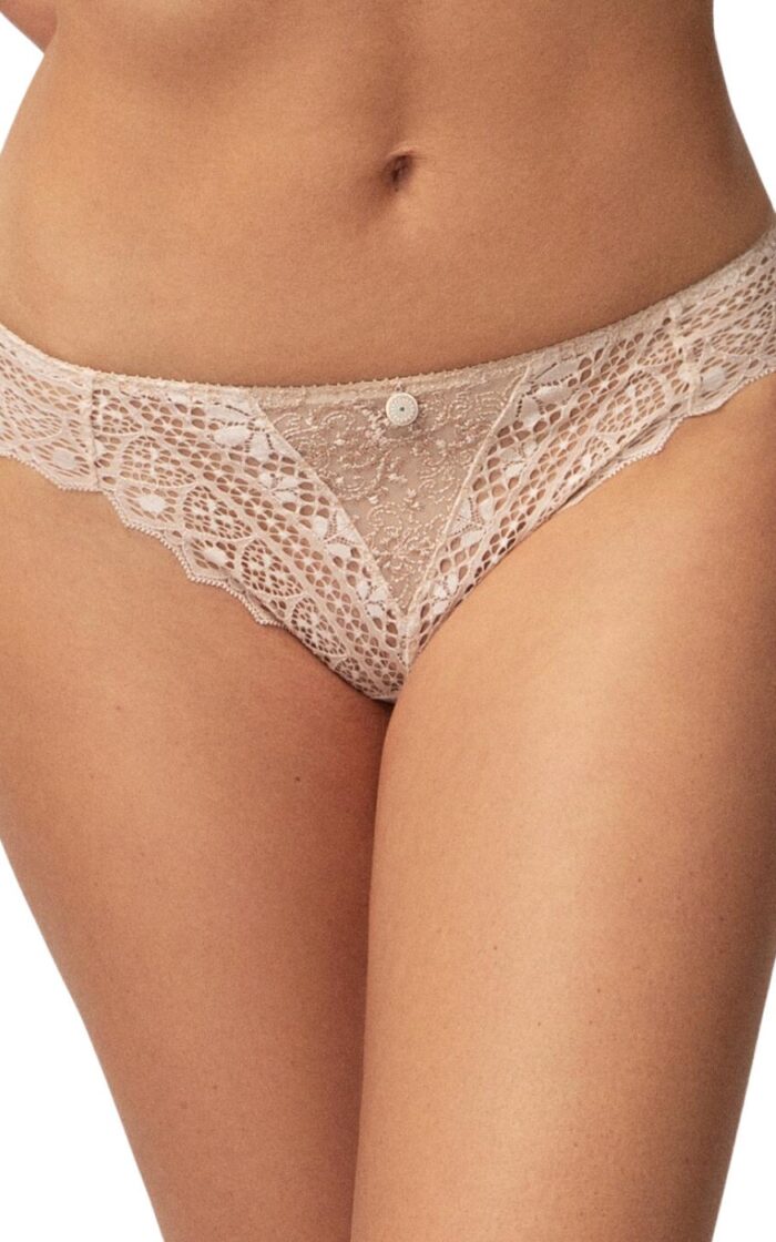 Empreinte Cassiopee Thong - Creamy Beige - XS - 8