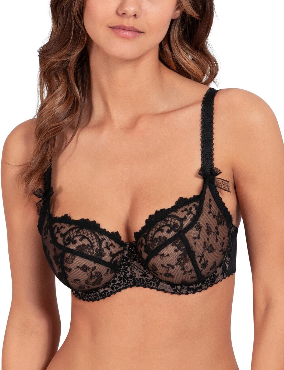 Empreinte Gaby Low Neck Bra - Black - 38F