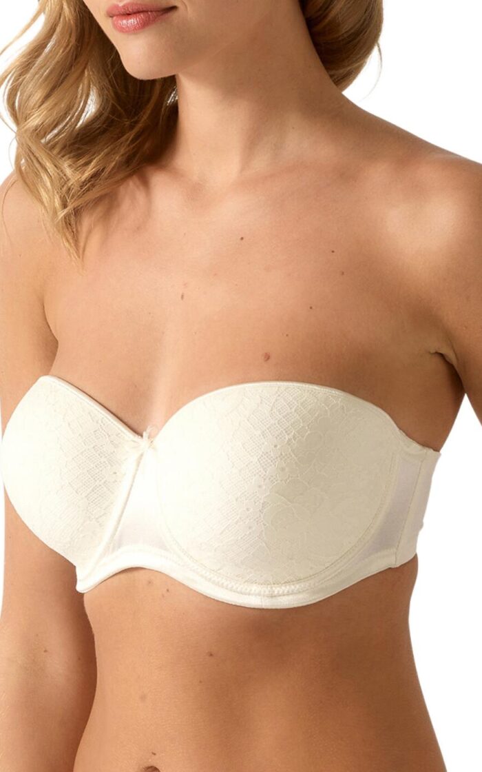 Empreinte Melody Padded Strapless Bra - Ivory