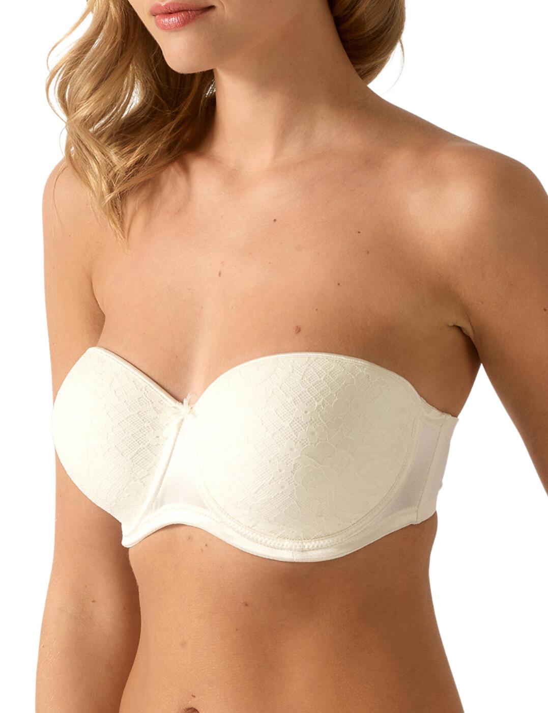 Empreinte Melody Padded Strapless Bra - Ivory