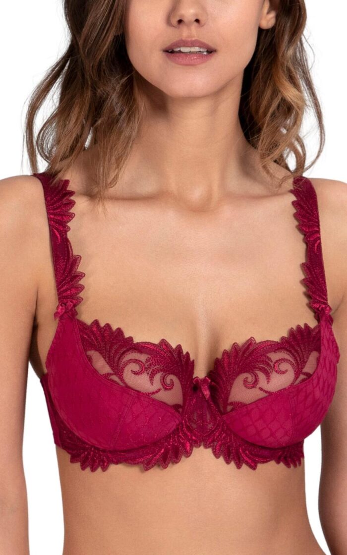 Empreinte Thalia Underwired Balcony Bra - Sangria - 40G