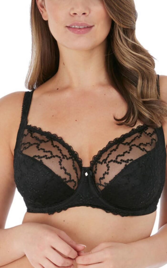 Fantasie Ana Underwired Side Support Bra - Black - 30F